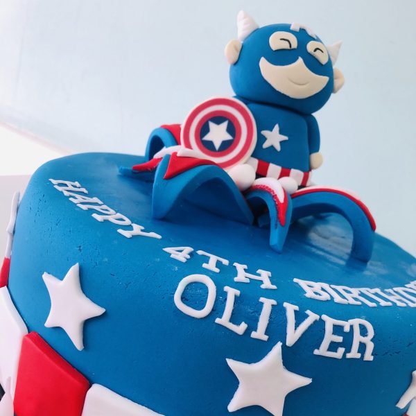 Cpt America Cake
