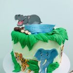 baby jungle cake