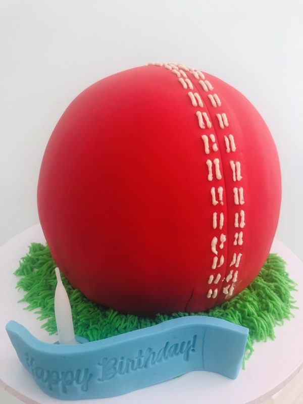Cricket Ball Cake
