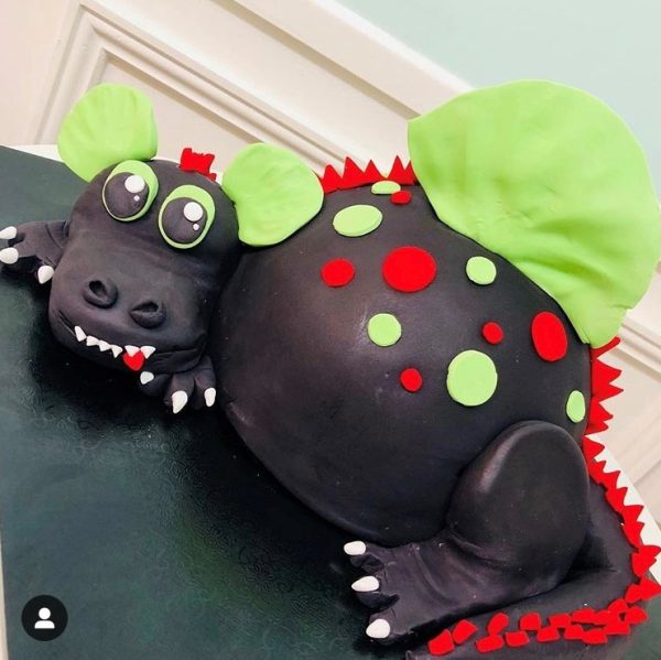 Toothless Dinosaur Cake